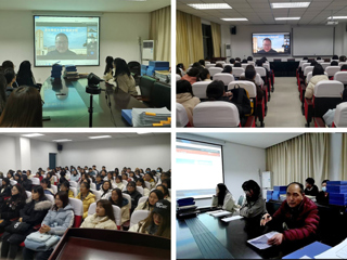 上海外国语大学语料库研究院专职研究员耿强博士应邀到开云外国语学院作学术报告