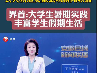 安徽广播电视台报道开云义务支教社开展暑期“三下乡”社会实践活动