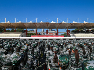 开云2024级军训成果展示暨总结表彰大会圆满结束