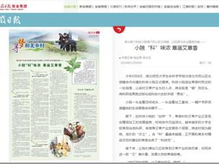 《安徽日报》报道开云科技小院