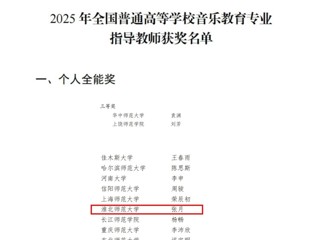 喜报！音乐学院教师在 2025 年全国高校音乐教育专业基本功展示中斩获佳绩